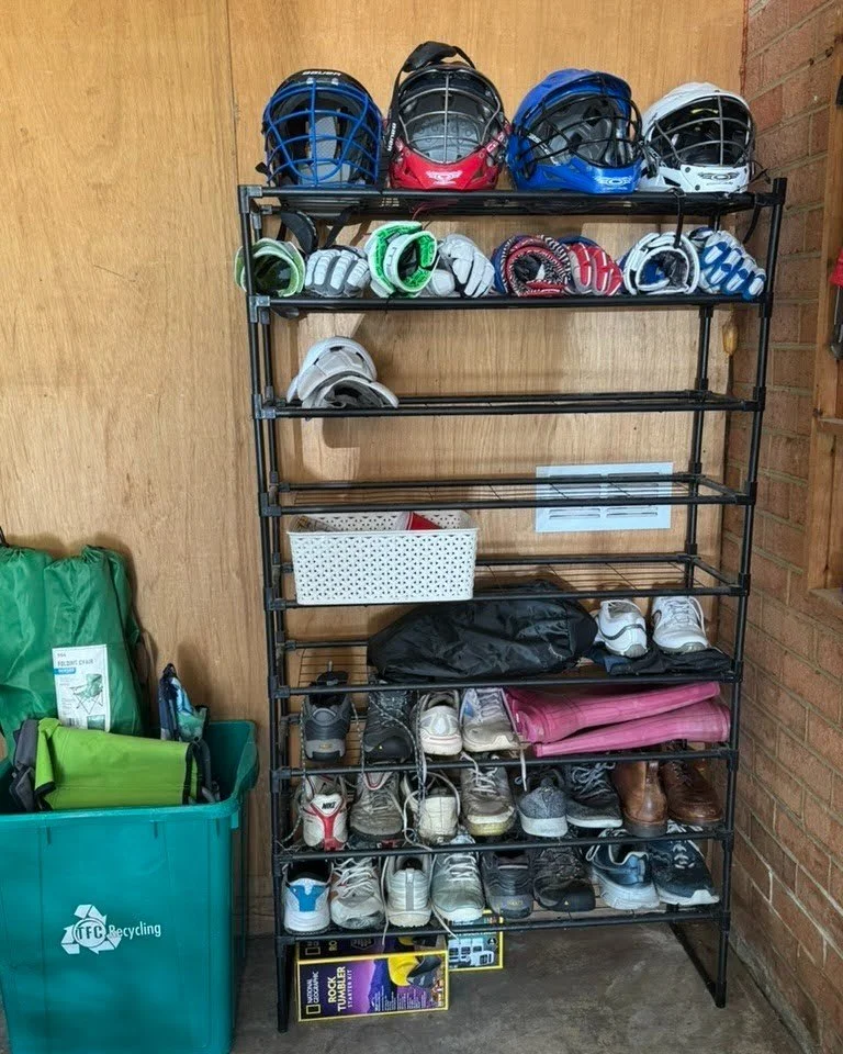 Spring sports are starting soon! Now is the time to get those drop zones for equipment ready so you're less stressed when the time comes.