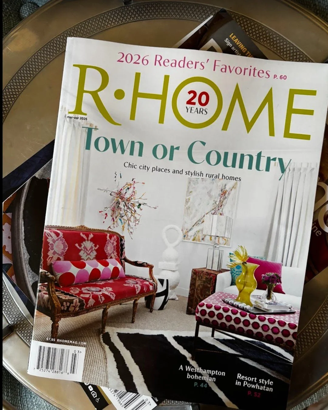 Next time you're flipping through the latest @rhomemag magazine, be sure to check us out in the Reader's Favorites: Moving, Cleaning and Organizing! Thank you to everyone who voted us a favorite!