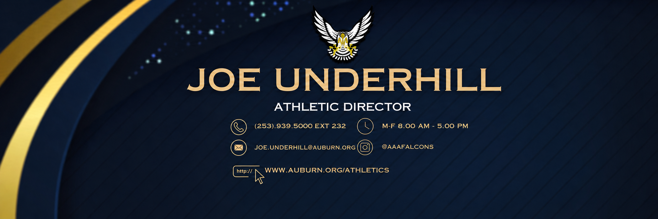 Athletic Director Joe Underhill joe.underhill@auburn.org