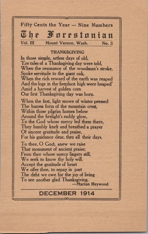 December 1914- The Forestonian