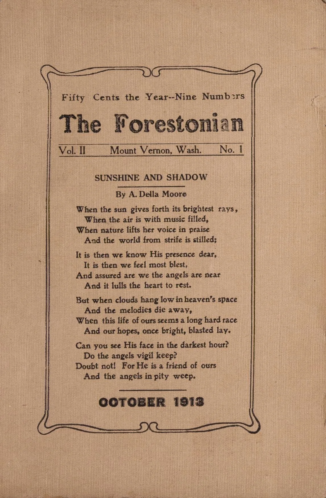 October 1914- The Forestonian