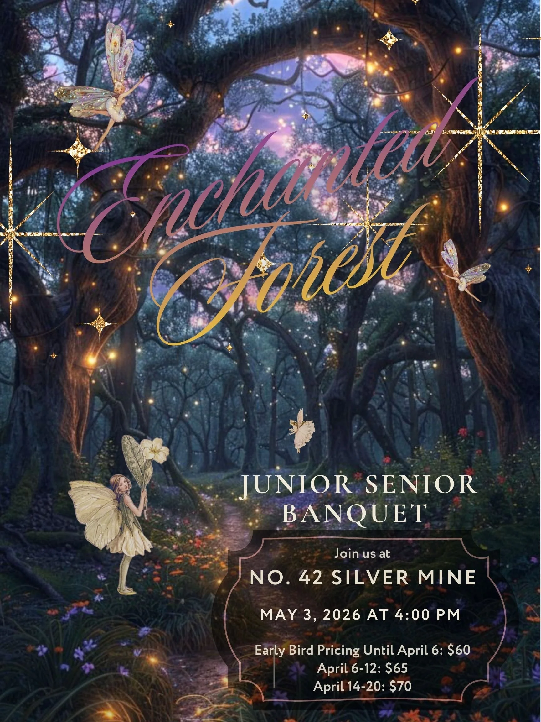 Junior/Senior Banquet- May 3rd (Early Bird Price until 4/6)