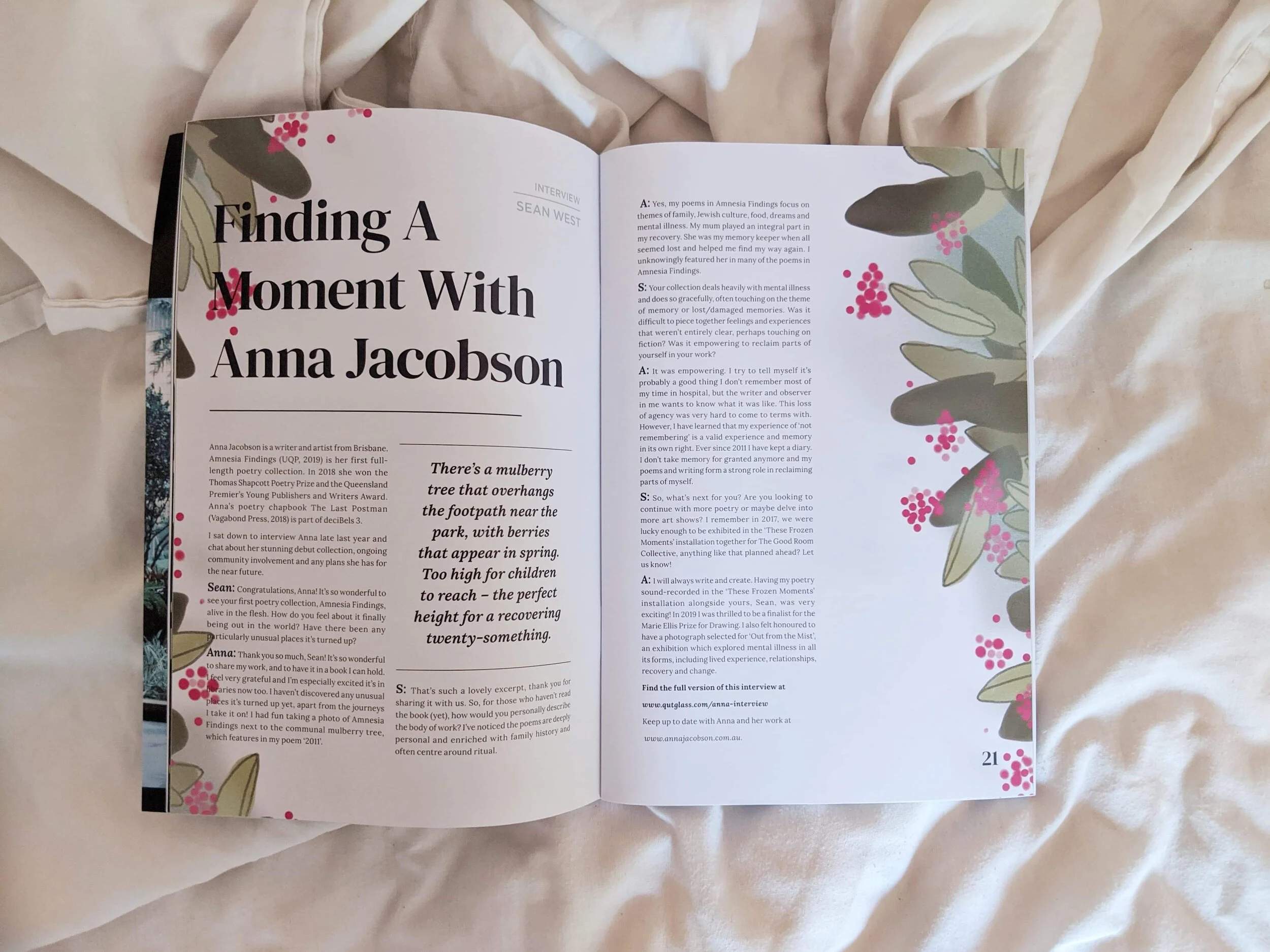 Finding A Moment With Anna Jacobson