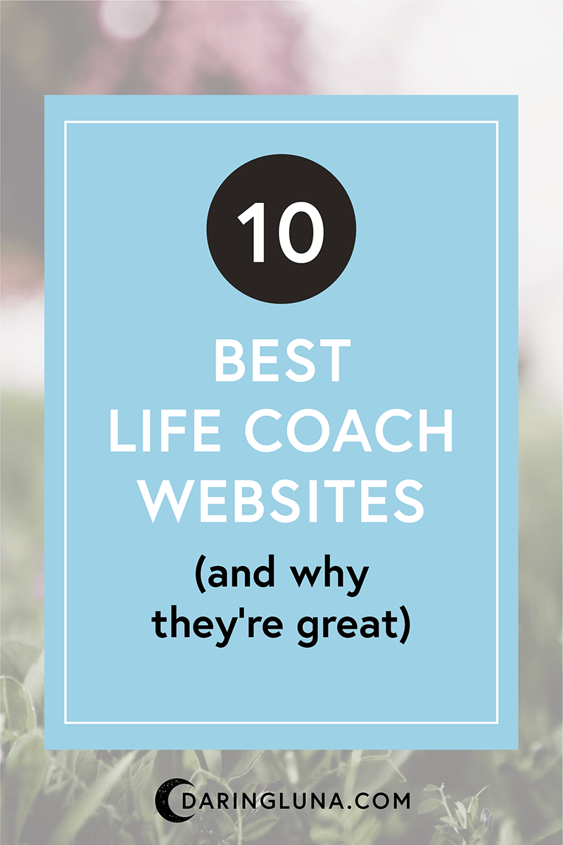 10 Best Life Coach Websites (and why they work!) | Web Design & Branding |  Daring Luna