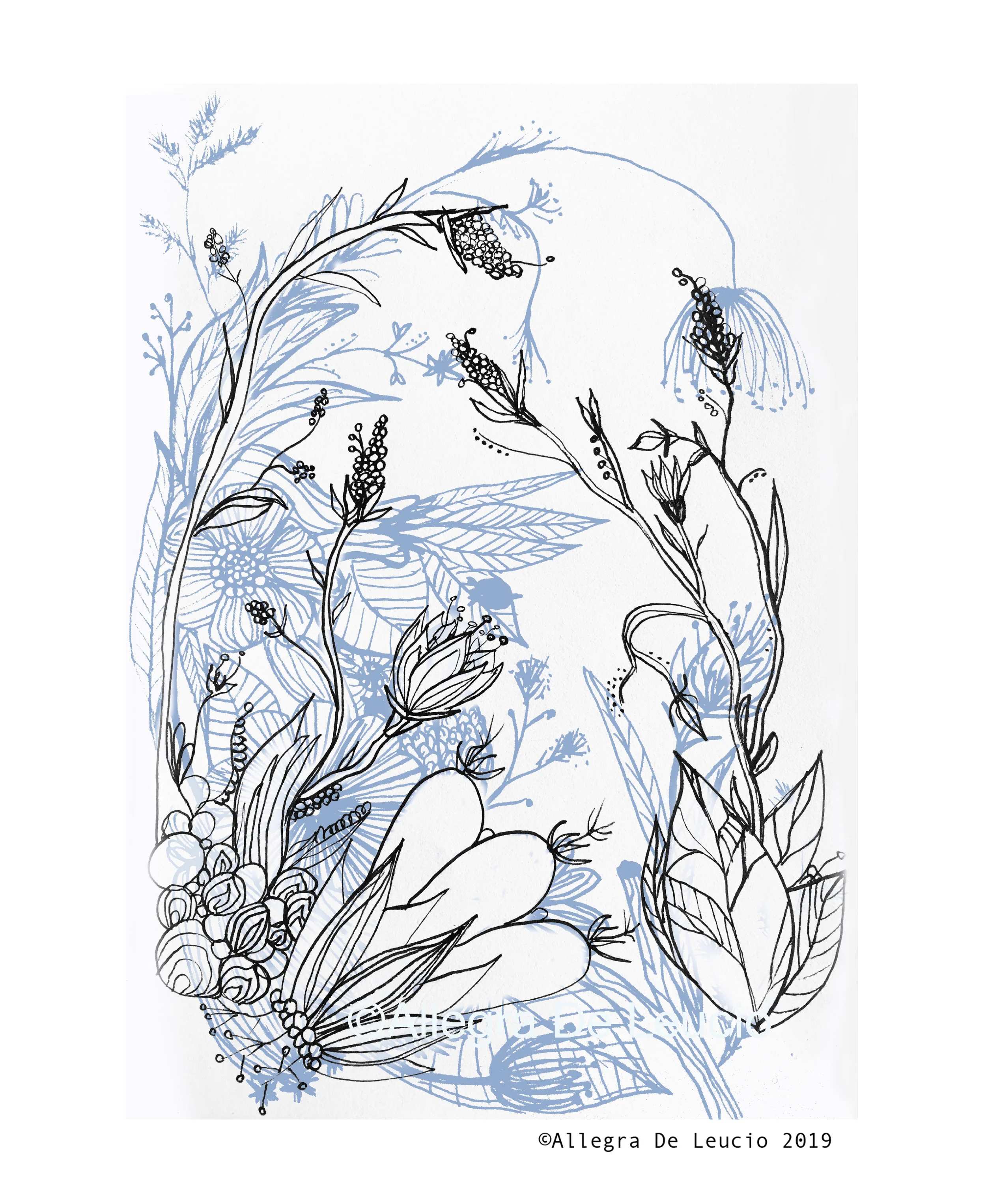 Botanical Tranquility - design #4