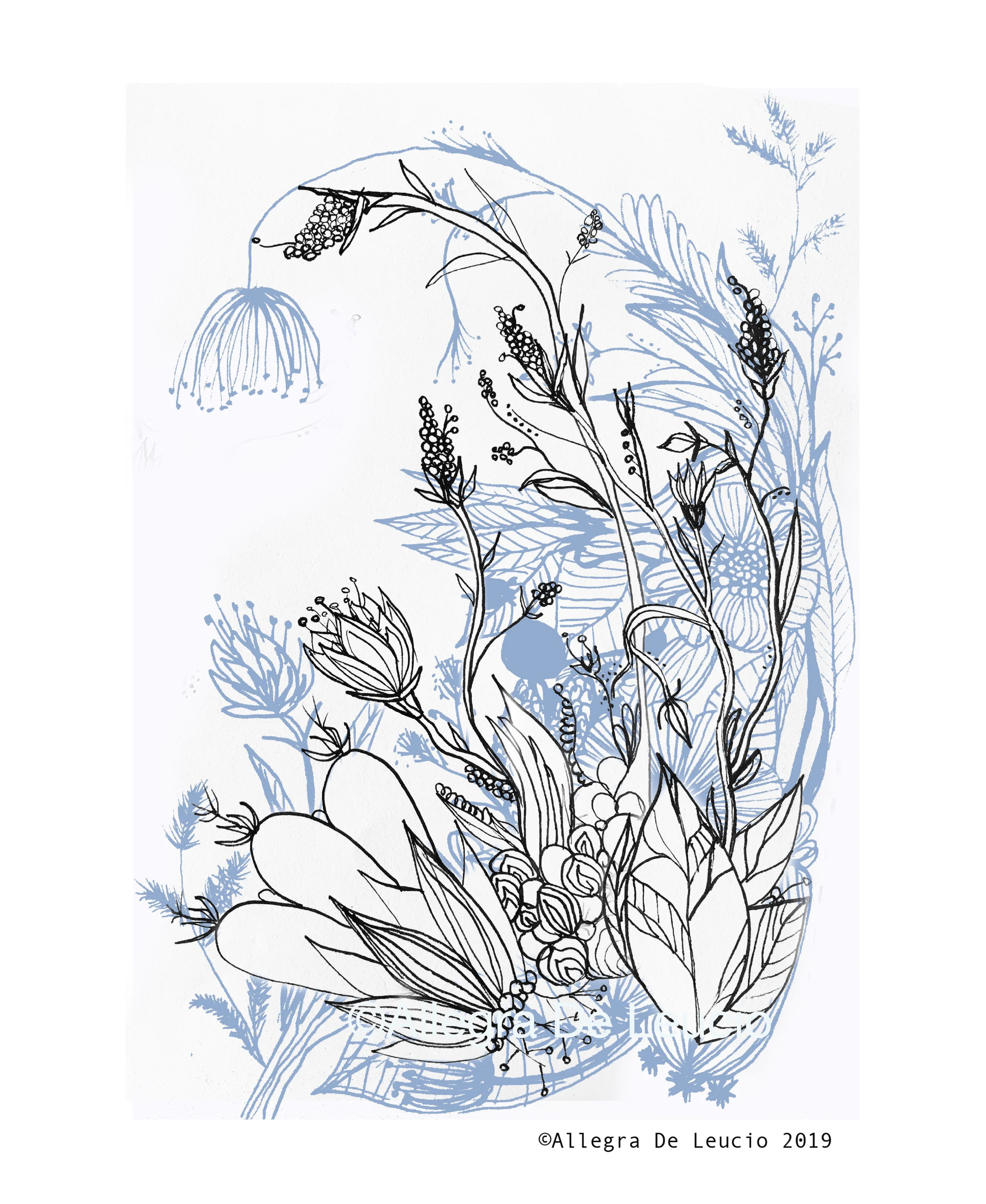 Botanical Tranquility - design #6