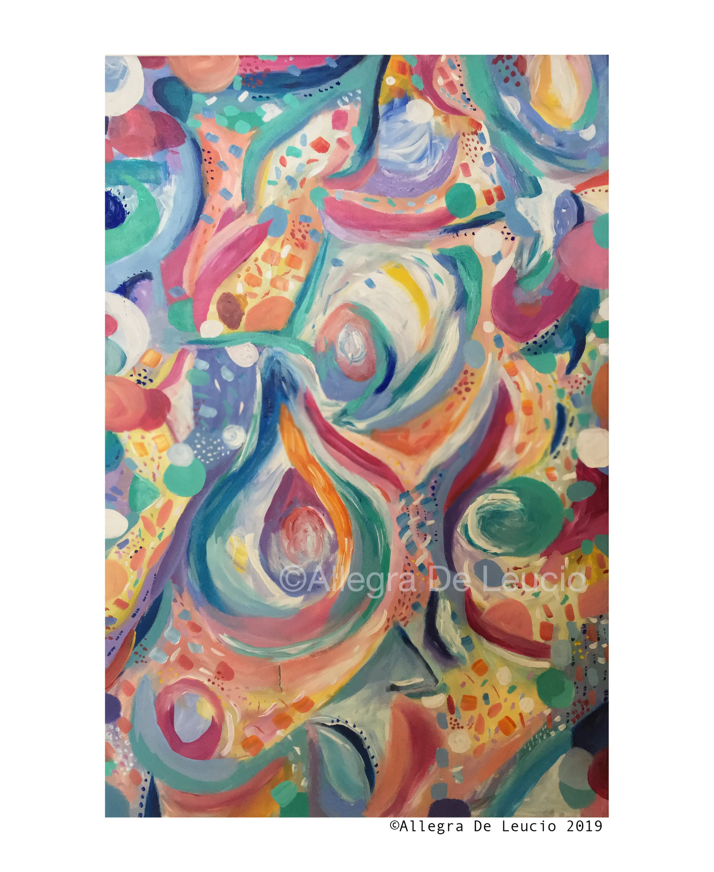 Acrylic painting on canvas