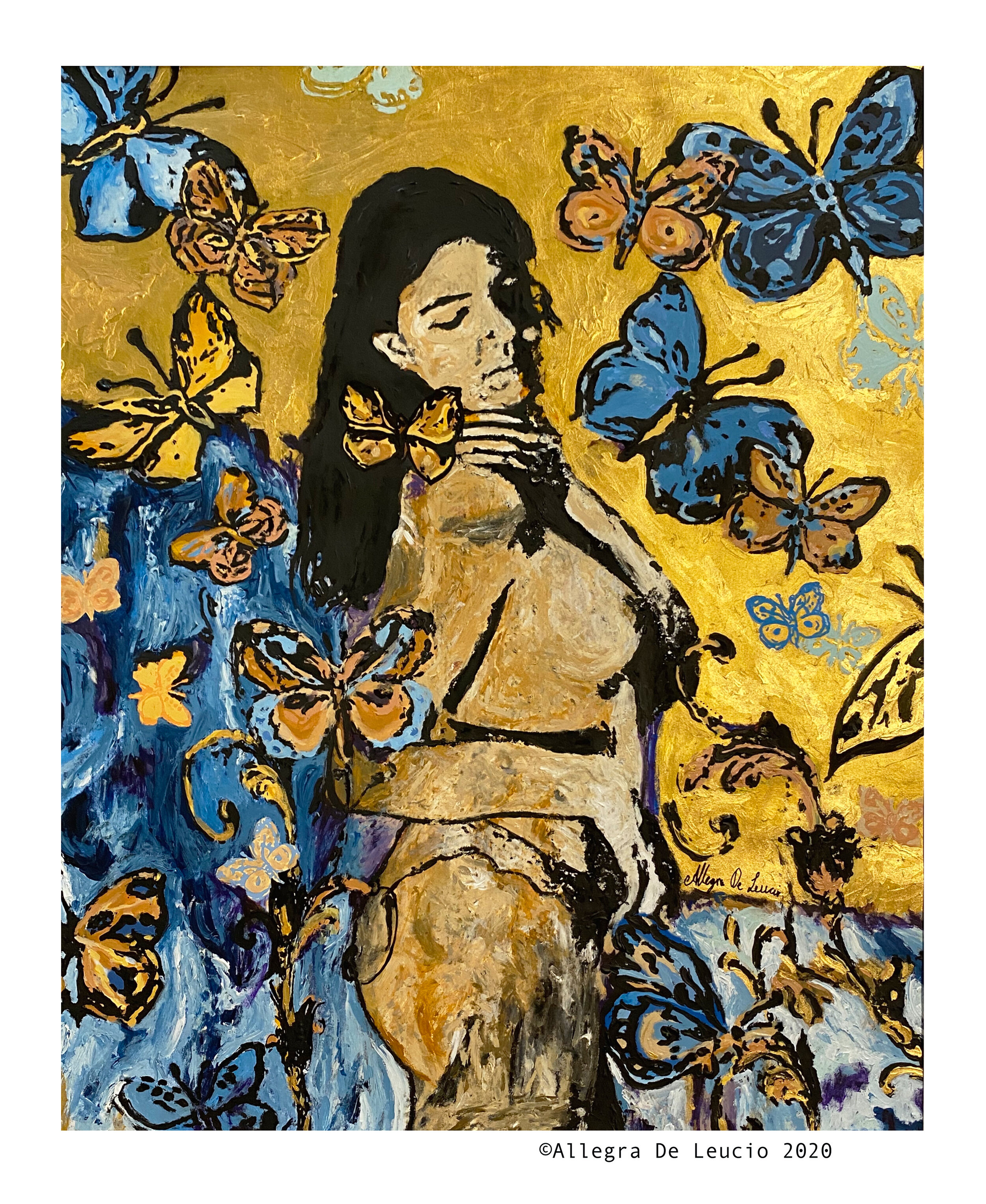 Bella and the golden butterflies