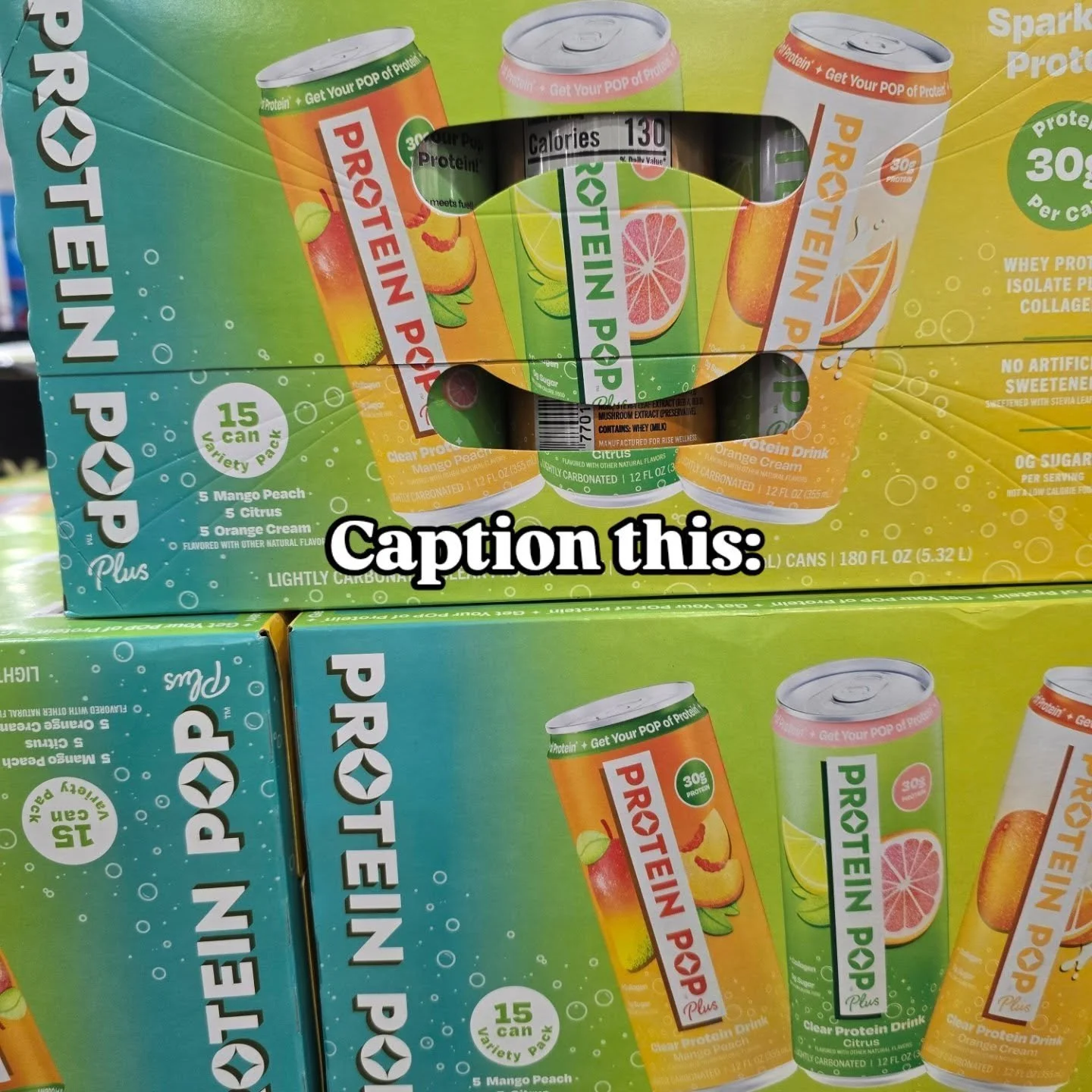 Isn't this the perfect crime? Went to Costco today and they had two varieties of protein sodas and the new prebiotic Pepsi with *only* 30g of sugar per can the lady said trying to sell it to us. 30g of sugar is the equivalent to 2 Tablespoons of suga