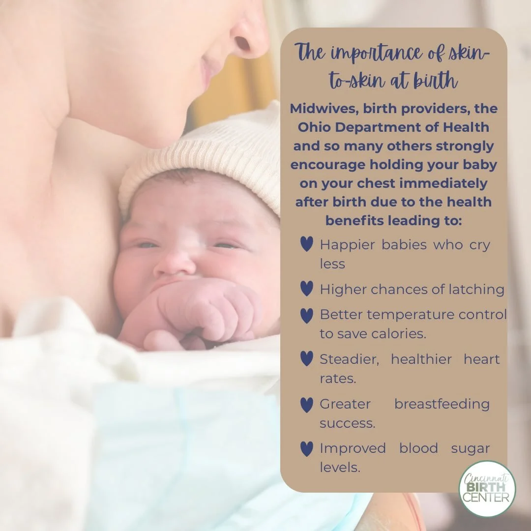 Ever wondered why &ldquo;skin-to-skin&rdquo; is talked about so much in birth settings?

Data from the Ohio Department of Health proves that this simple practice completely changes a newborn&rsquo;s transition to the outside world and can even have l
