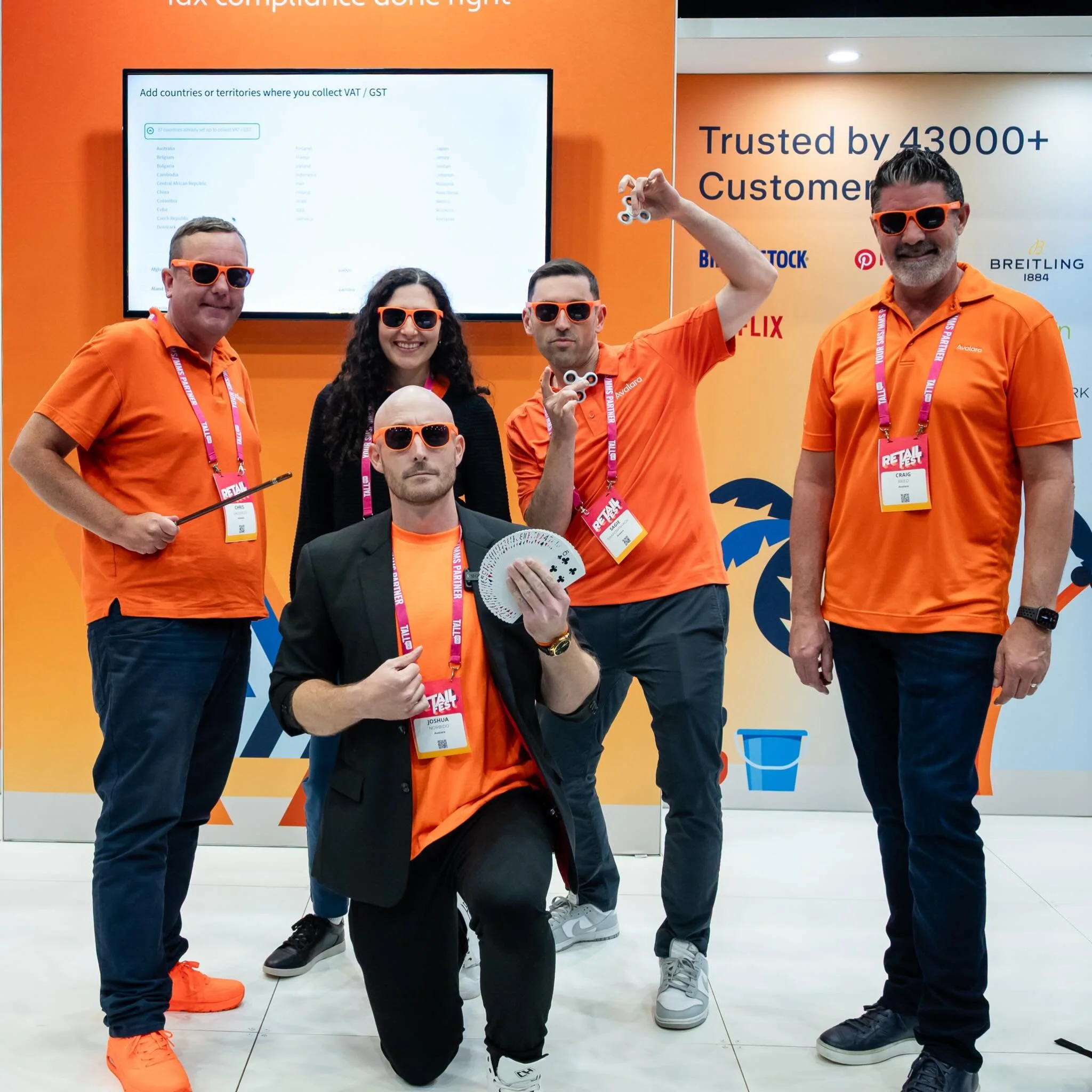 Joining forces with @avalara for the last 3 days at the @retail_global Tradeshow has been a bloody blast! They really do make business&rsquo; Tax compliance complications disappear! 🪄. #tradeshowmagic