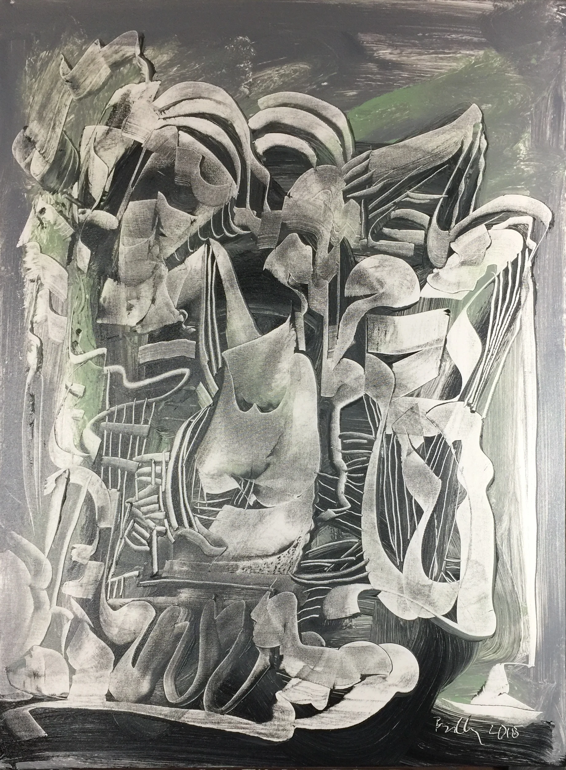 Woman, 2018, 40X30 inches, acrylic on canvas