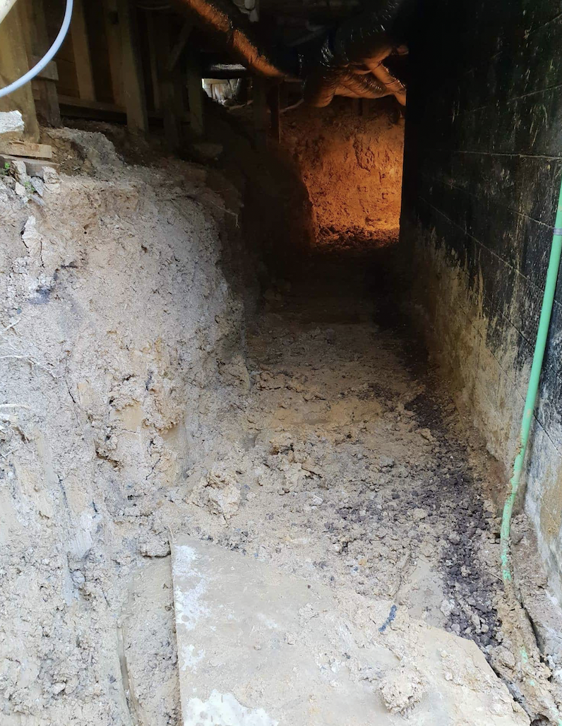 Under House Excavation
