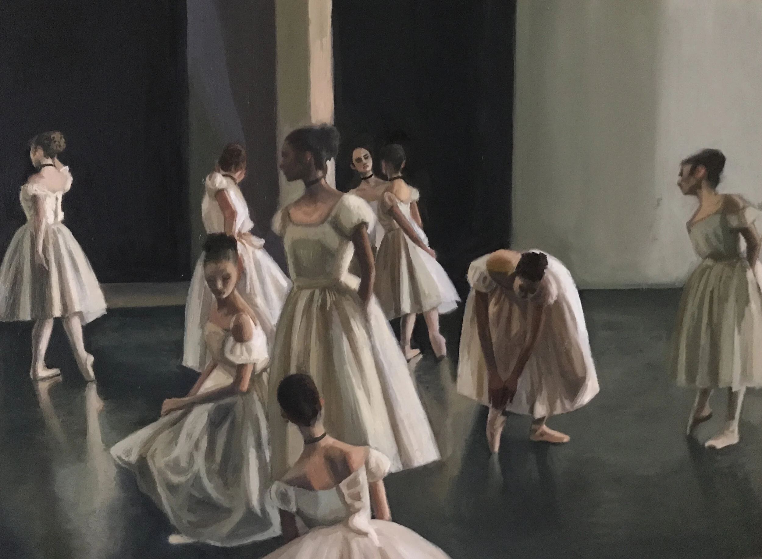 "Replaceable" 2016 - Oil on Board 11" X 14"