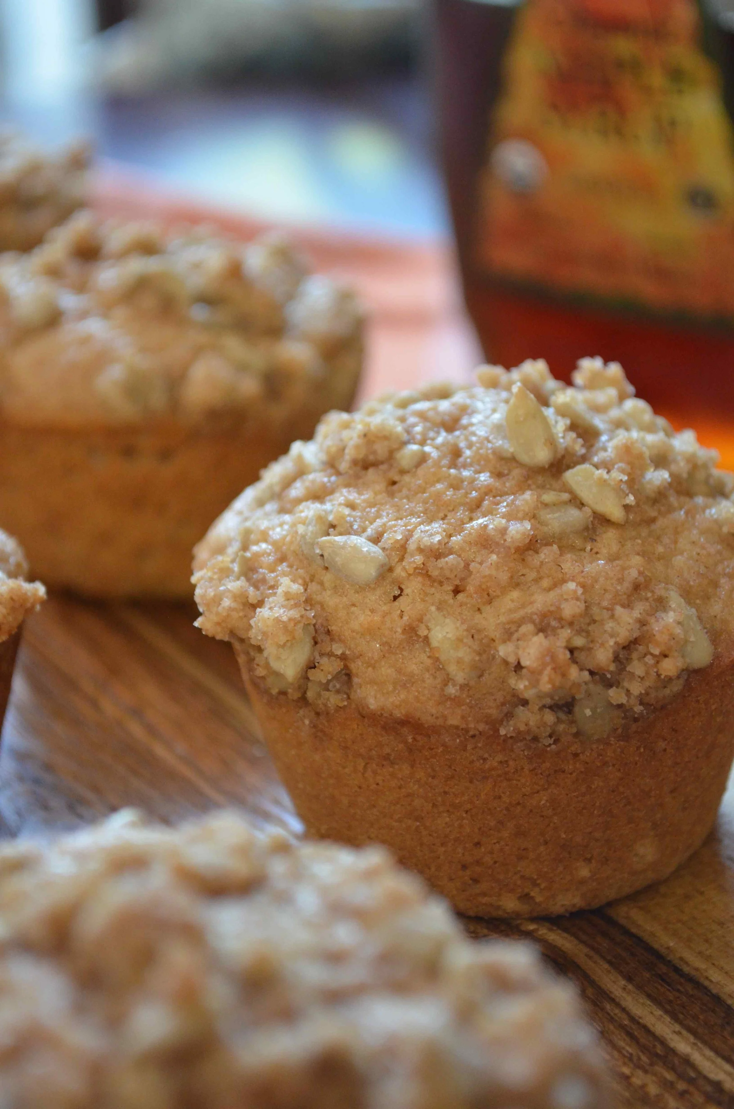 Spiced Maple Muffins with Spiced Crumble From Scratch with Maria