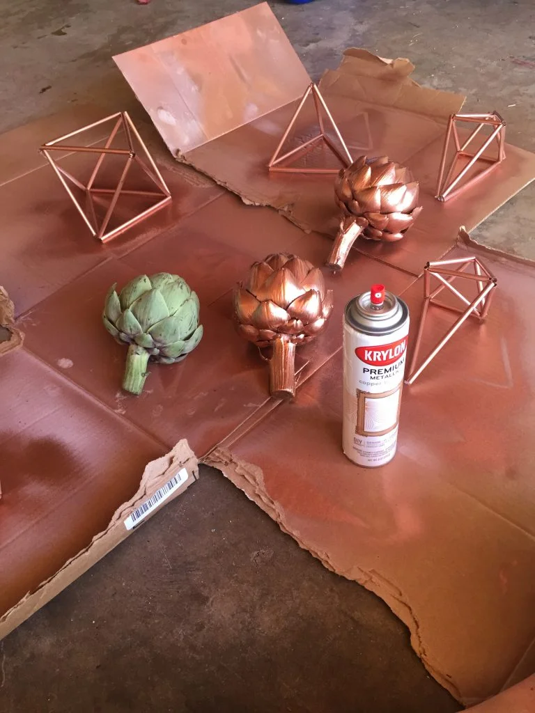 DIY Geometric Copper Decor on Hallmark's Home and Family Show