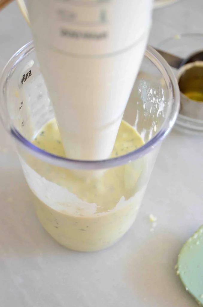 Eggless Caesar Salad Dressing