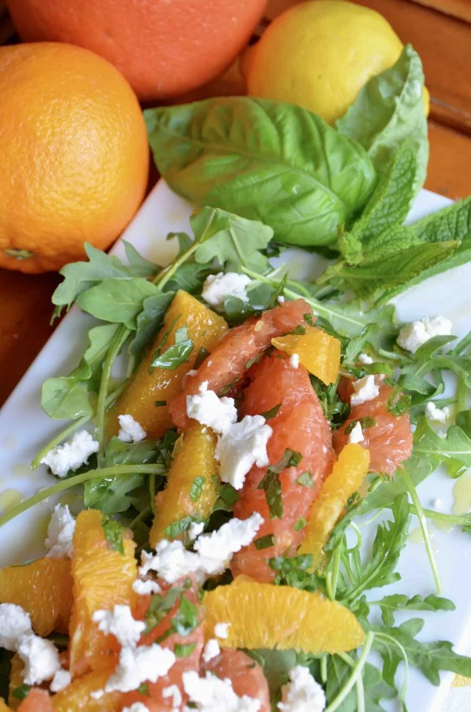 Sicilian Citrus Salad with Goat Cheese
