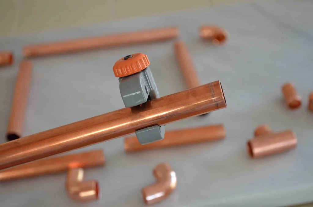 Copper Pipe iPad Holder