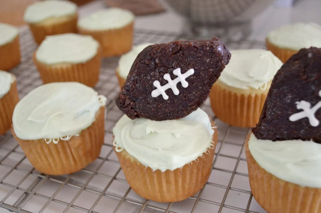 Game Day Football Cupcakes With Foodstirs