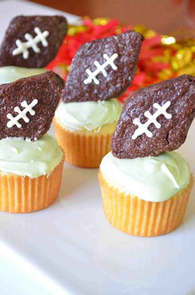Game Day Football Cupcakes With Foodstirs