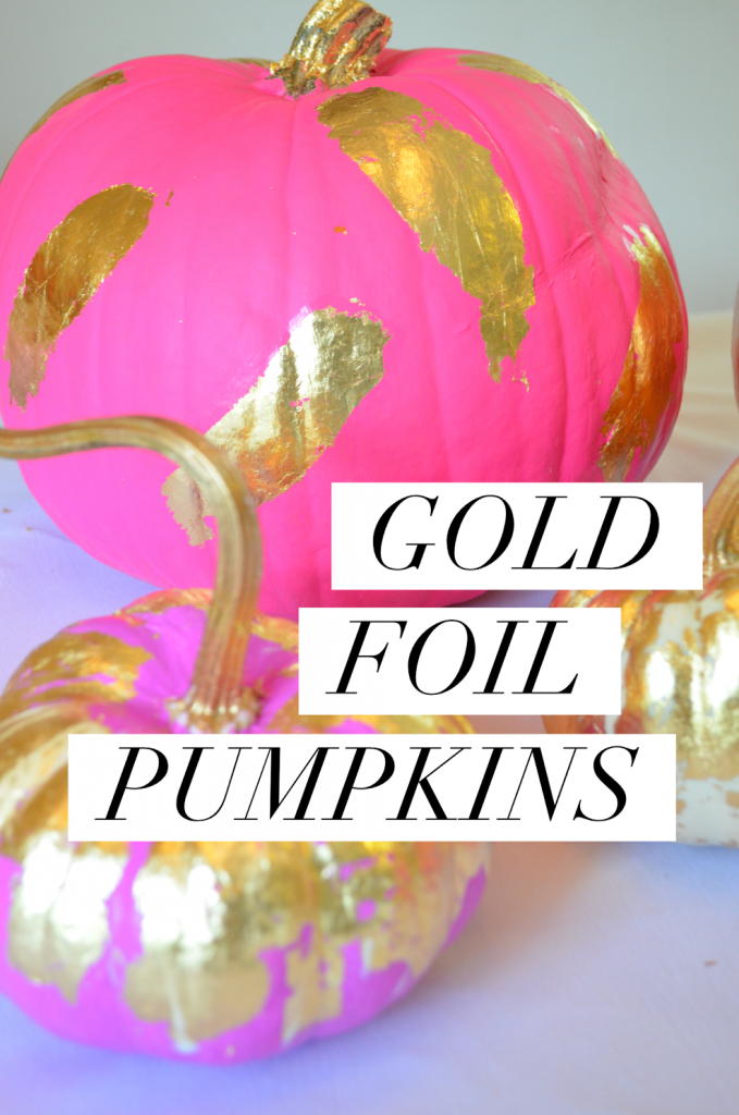 Gold Foil Pumpkins with Craftbox Girls