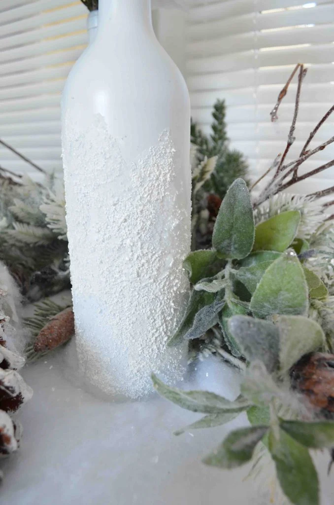 DIY Snowy Wine Decorations and NewAir Wine Fridge Giveaway