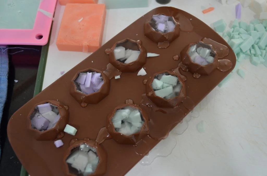 DIY Heart Soaps For Valentine's Day