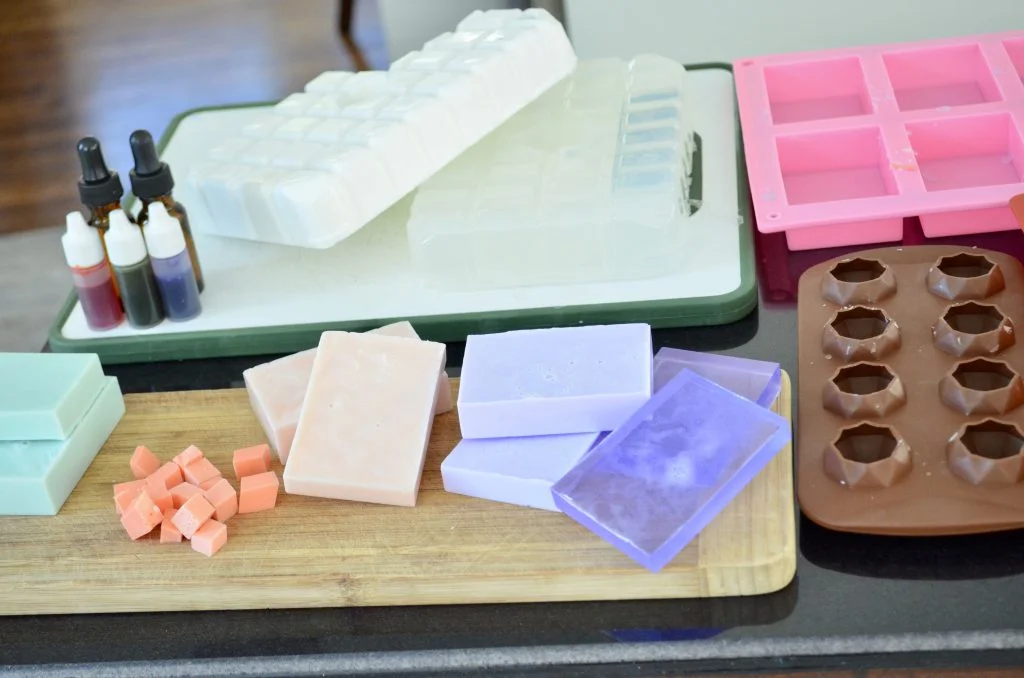 DIY Heart Soaps For Valentine's Day