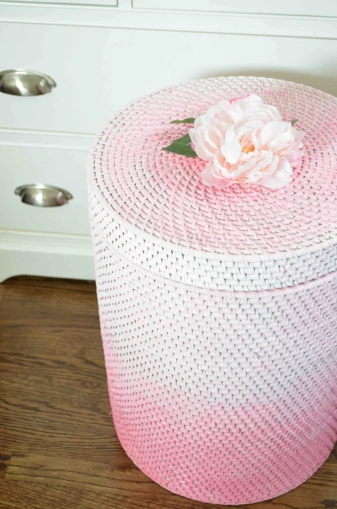 DIY Ombre Hamper