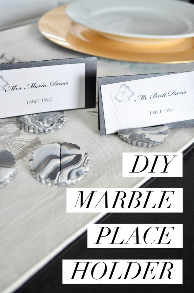 DIY Marble Place Card Holders