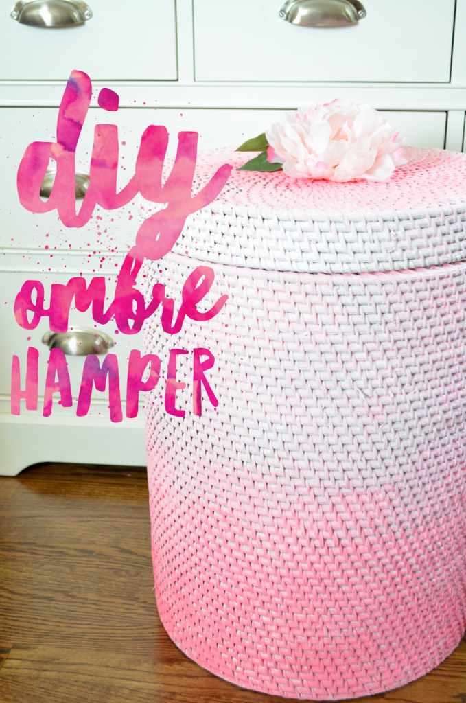 DIY Ombre Hamper