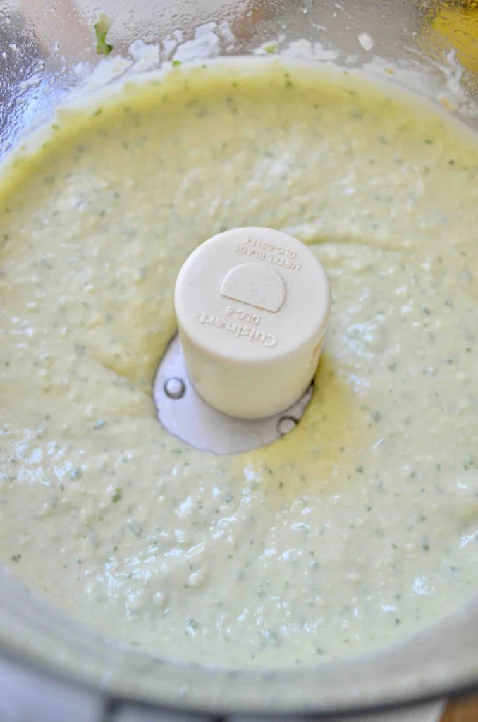 Lemony White Bean and Basil Hummus