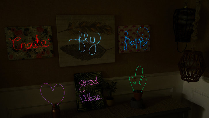 DIY Neon Signs on The Hallmark Channel's Home and Family