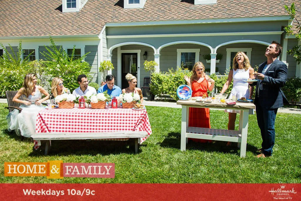 Salmon Sliders With Bacon and Peach Salsa on The Hallmark Channel's Home and Family Show