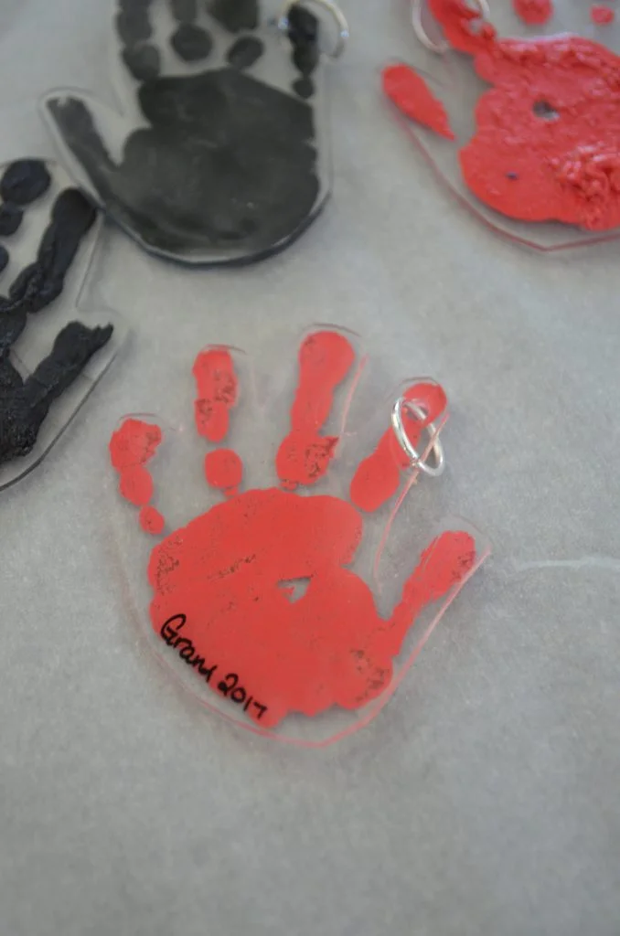 DIY Handprint Keychains