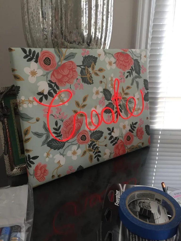 DIY Neon Signs on The Hallmark Channel's Home and Family