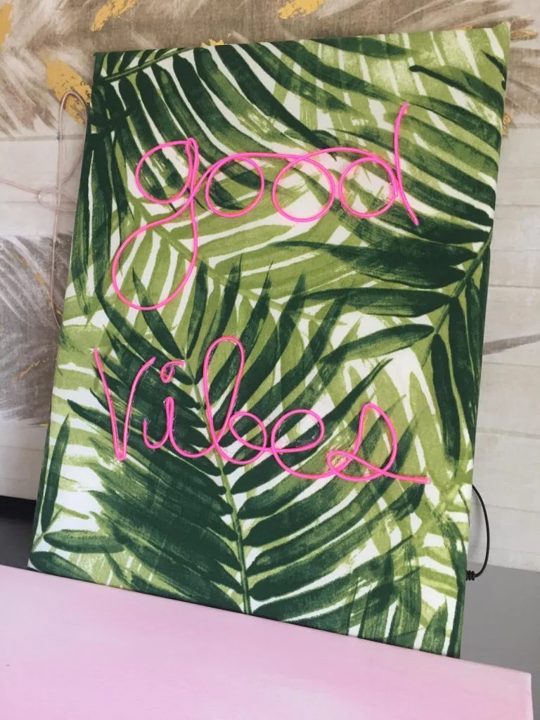 DIY Neon Signs on The Hallmark Channel's Home and Family