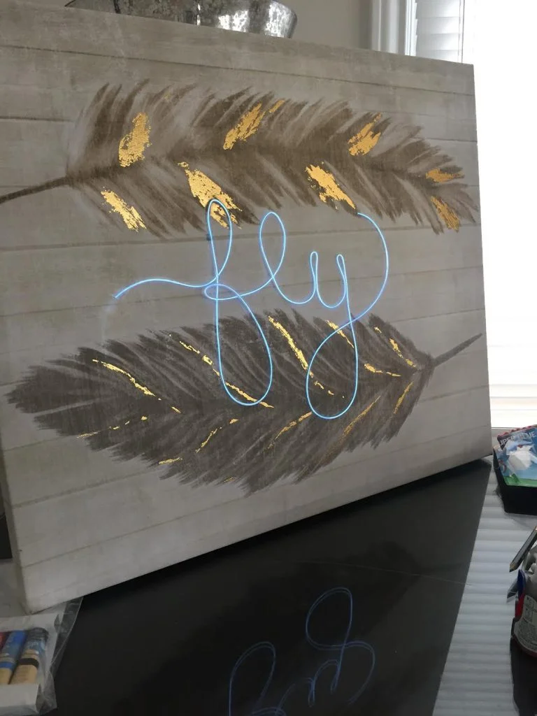 DIY Neon Signs on The Hallmark Channel's Home and Family