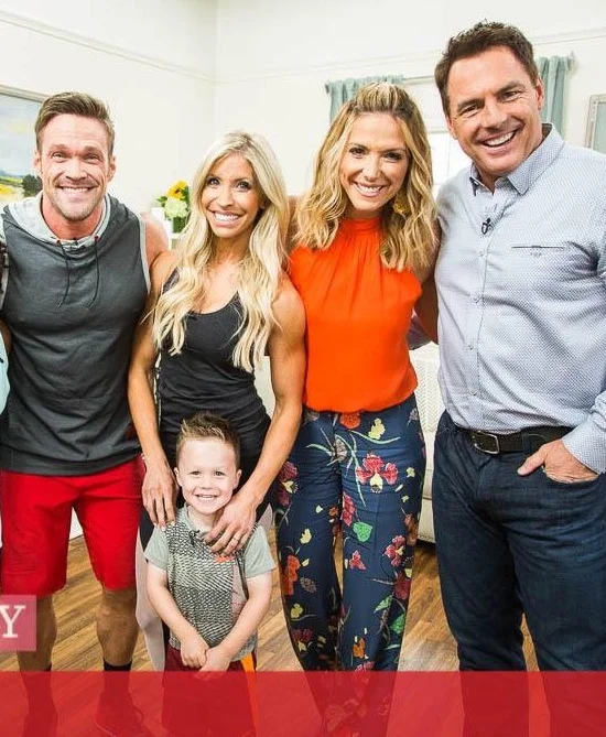 Family Workout with the Powell's on Hallmark's Home and Family Show