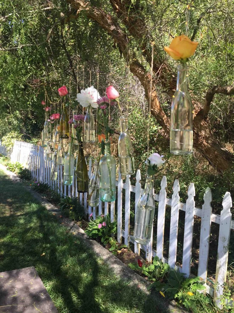 Summer Nights DIY Tablescape with Lights and Flowers