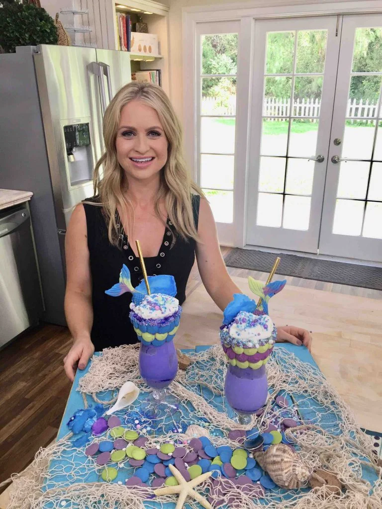 Mermaid Milkshake on Hallmark's Home and Family Show From Scratch with Maria Provenzano