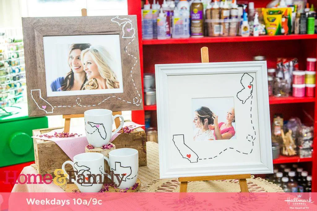 DIY Miss You State Mugs and Frames