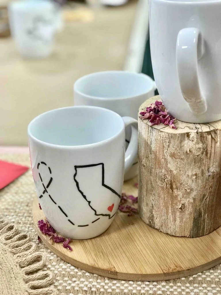 DIY Miss You State Mugs and Frames