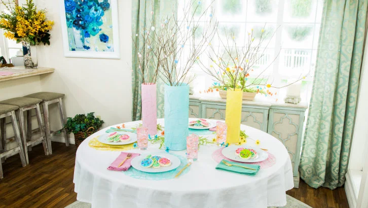 DIY Nested Placemats and Spring Table Setting