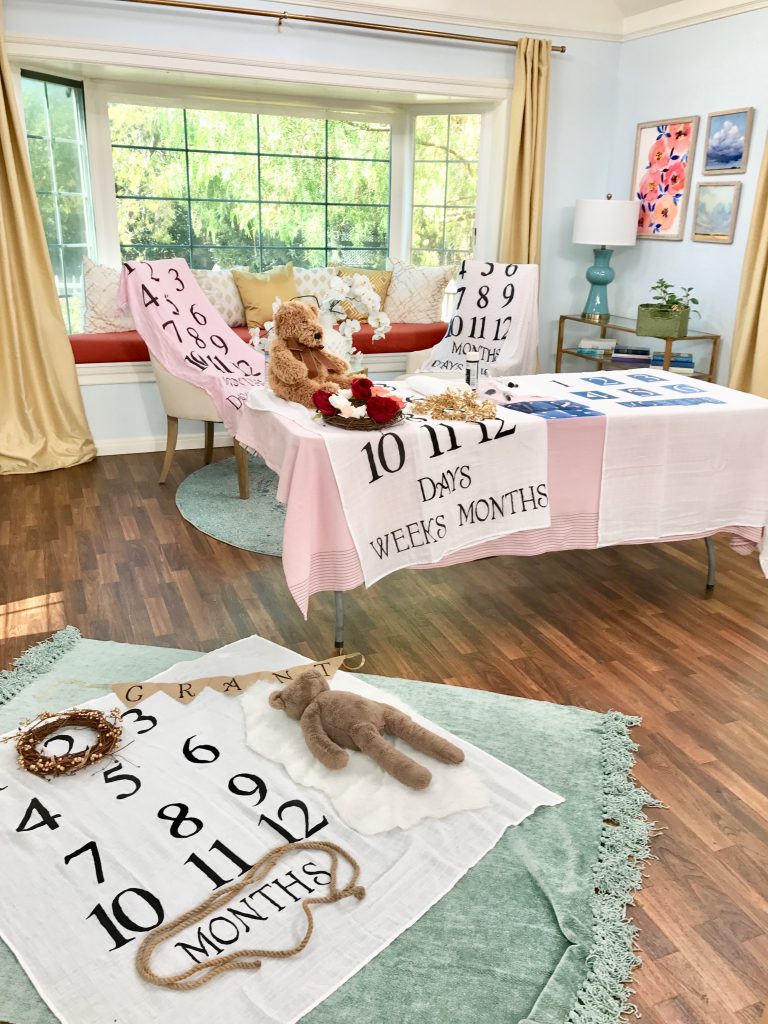 DIY Baby Milestone Blanket