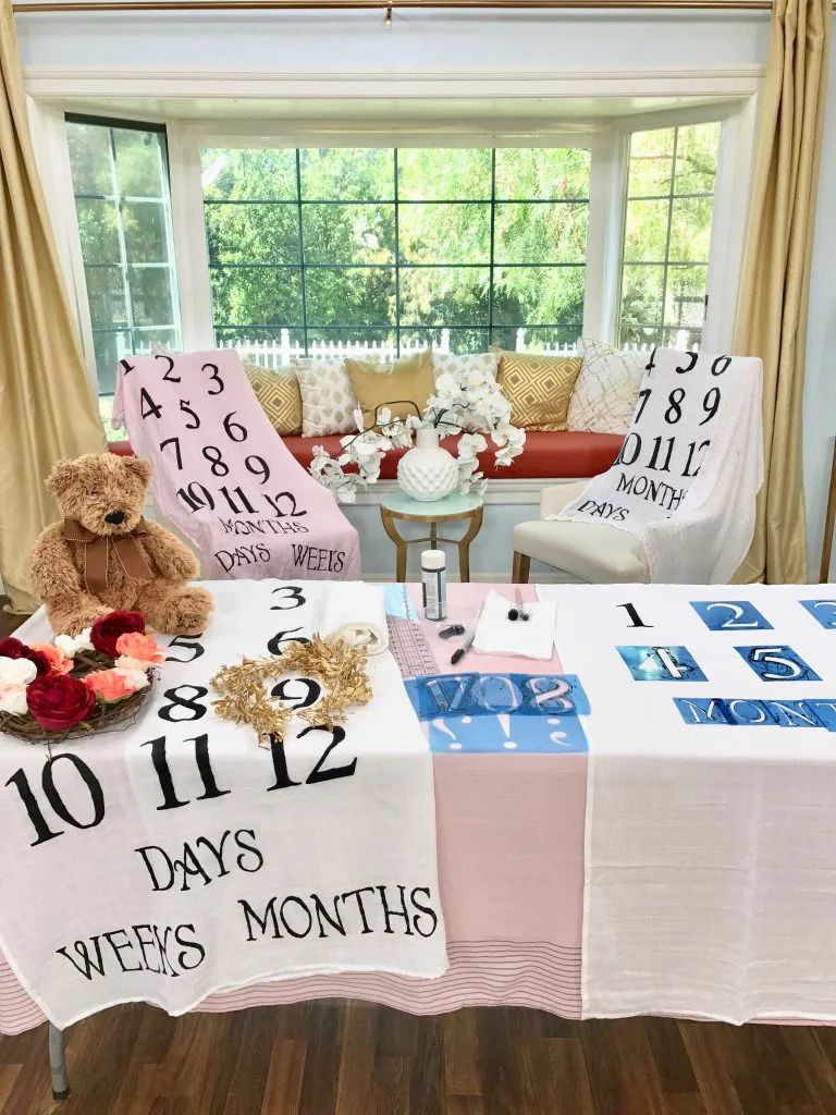 DIY Baby Milestone Blanket