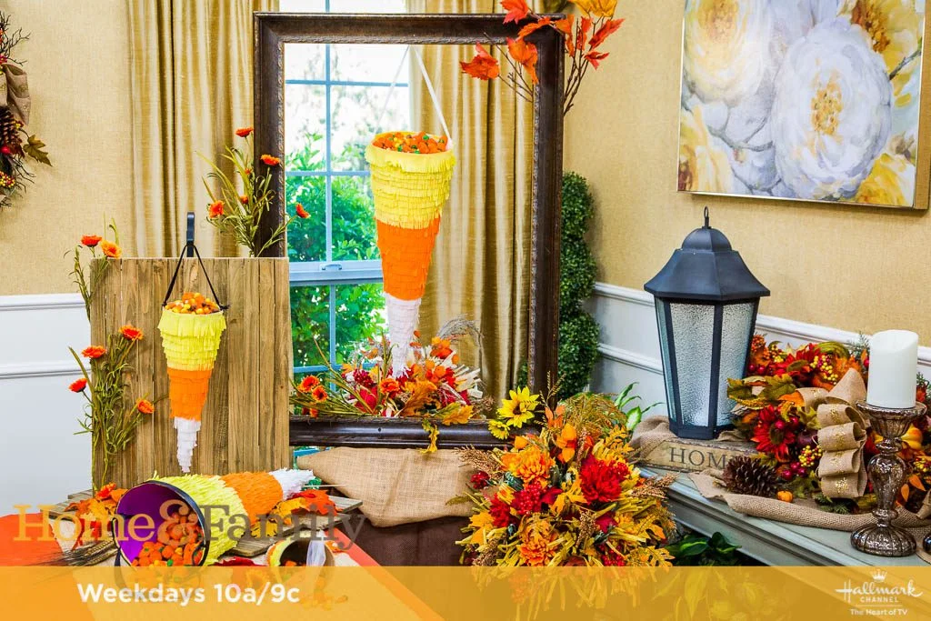 DIY Candy Corn Bags for Halloween
