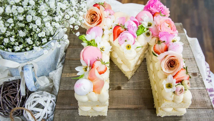 How To Make A Letter Cake