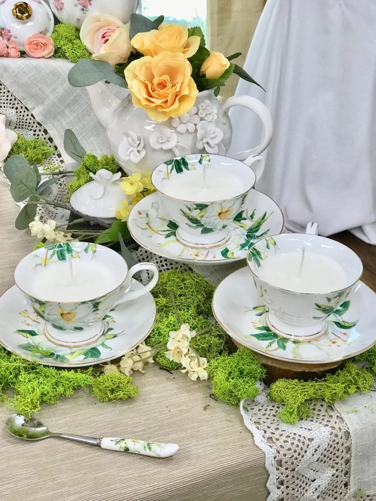 DIY Tea Cup Candles